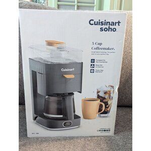 Cuisinart Soho 5-Cup Coffeemaker With One-Touch Brewing & Front-Fill Basket For